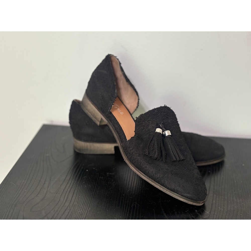 B.ATrue Tassel Loafers D'Orsay Flats Comfortable Slip On Shoes‎ 7.5